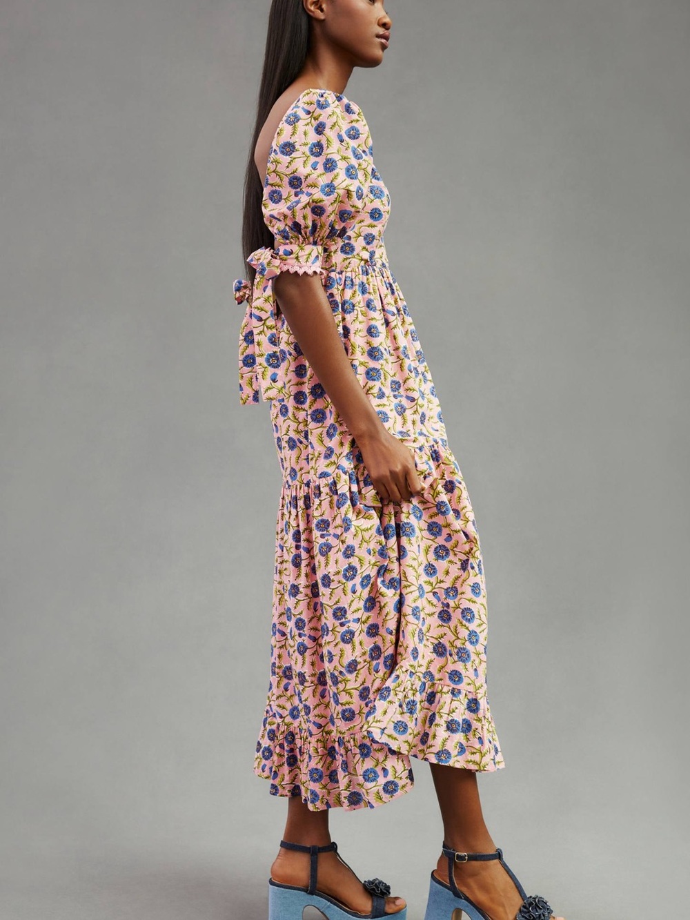 Eddy Squareneck Midi Dress - Picture 10 of 14